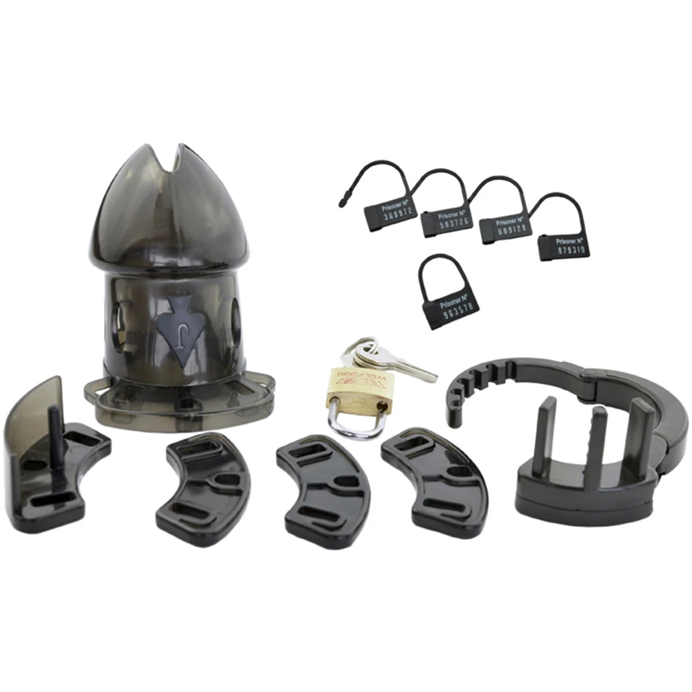 Manyjoy мужское приспособление целомудрия регулируемый пластиковый пояс с 5