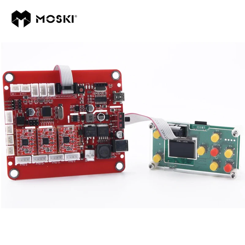 MOSKI, обновленный USB порт гравировальный станок с ЧПУ, 3 оси управления, лазерная гравировальная машина, GRBL управления