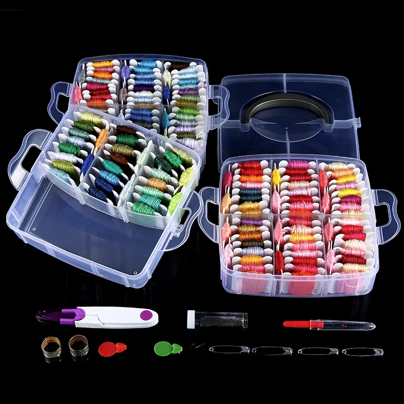 1 шт. набор из нитей для вышивки крестиком 150 цветов | Дом и сад