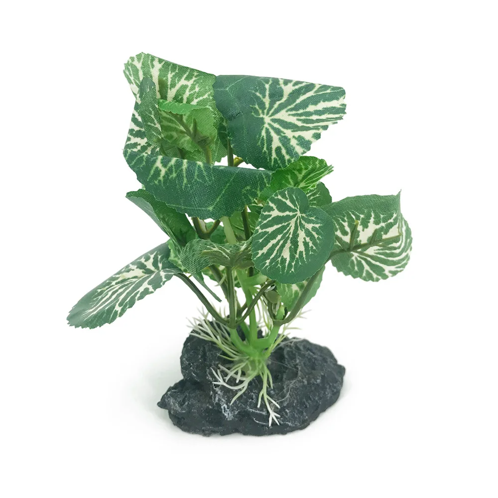 Искусственная тканевая трава для аквариума маленькое растение воды ландшафтное