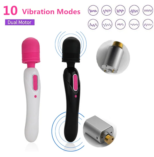 Candiway 10 режимов мощная Волшебная двойная AV палочка водонепроницаемый Стимулятор