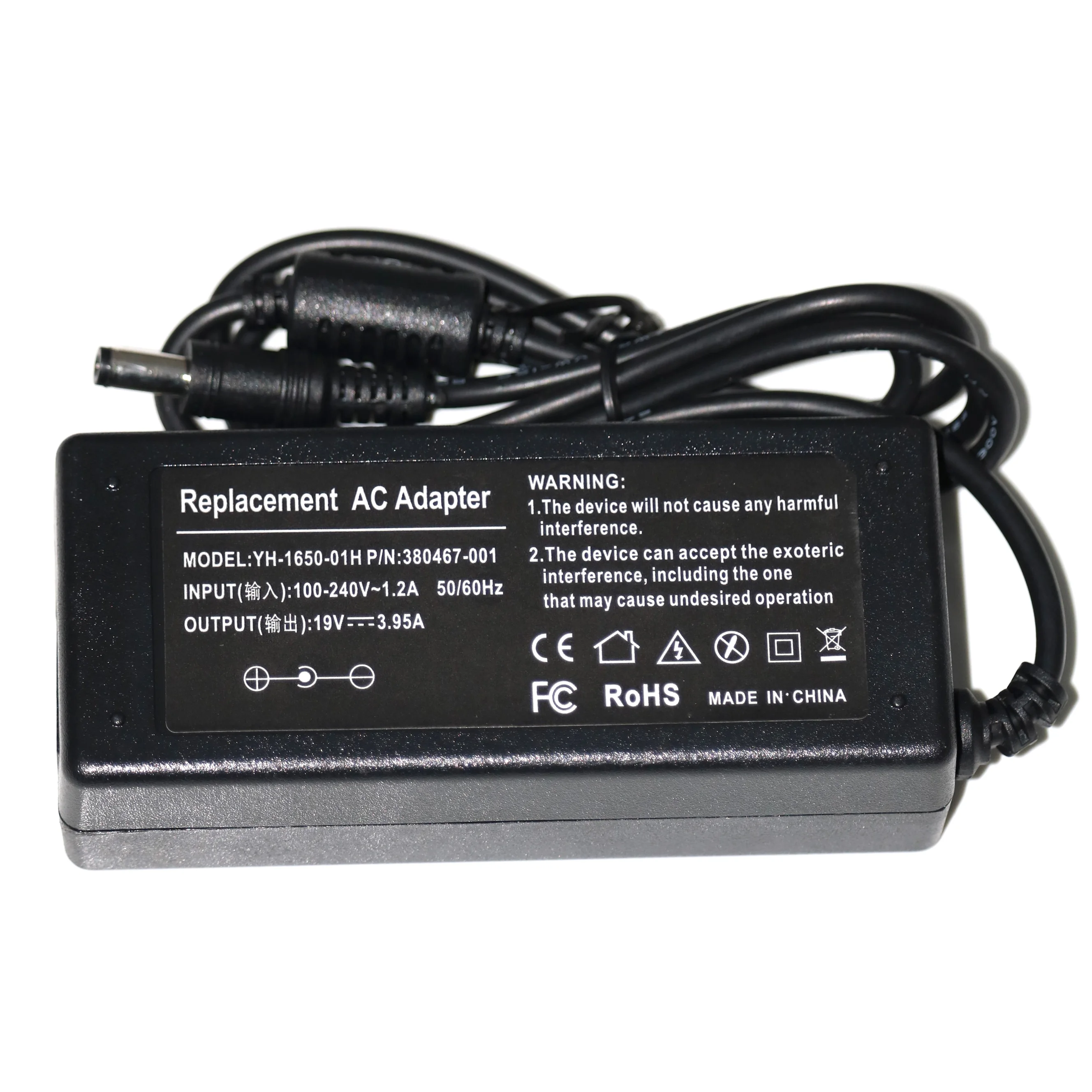 

75W 19V 3.95A for Toshiba Laptop battery Charger PA3468E-1AC3 L300 L40 P300 M800 A200 M822 univeral AC Adapter power supply