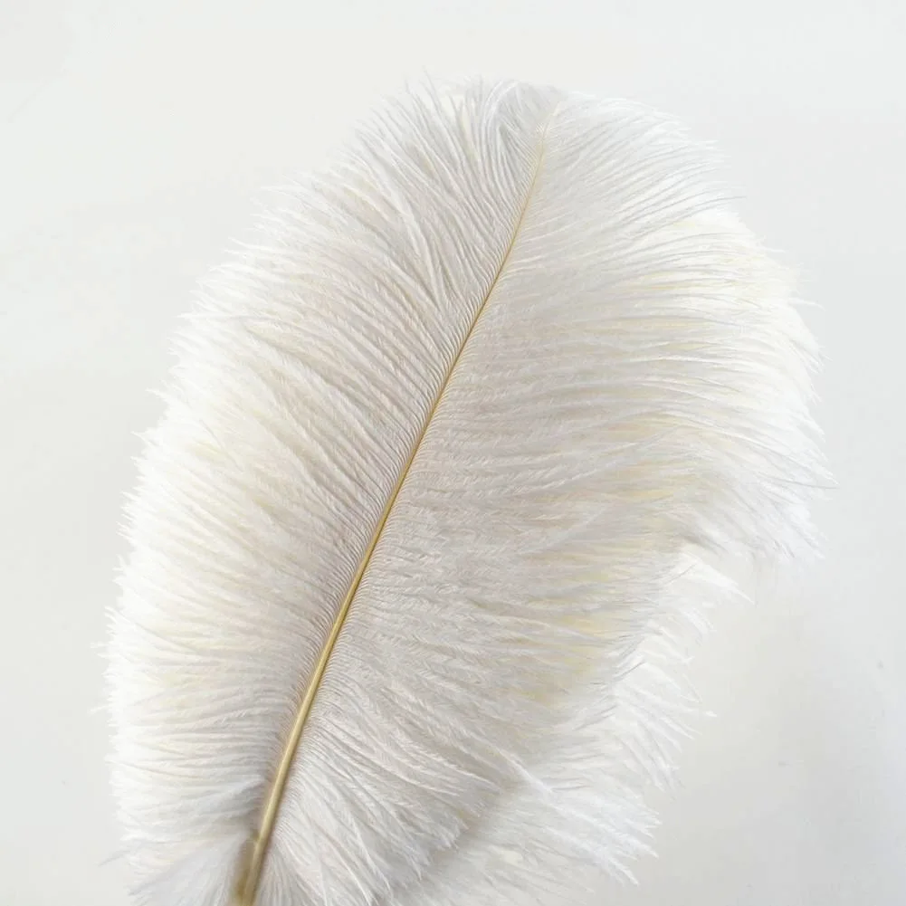 

Wholesale White Ostrich Feathers 15-75CM 6-30 Inch Diy Christmas Party Wedding Dress Decorations Natural Ostrich Feathers plumes
