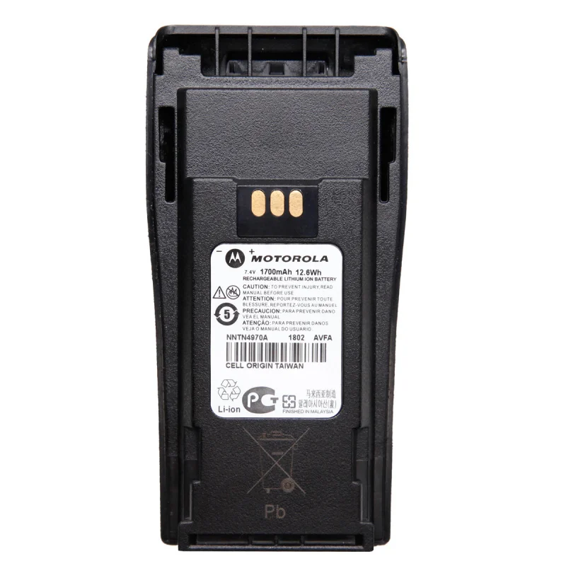 

Original Lithium Battery NNTN4970 NNTN4970A 7.4V 1700mA Suitable For Motorola Walkie Talkie GP3688 GP3188 3988 Xir P3688