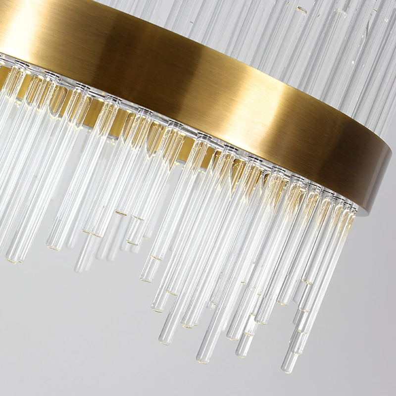 

Light luxury chandelier post-modern crystal lamp Nordic minimalist living room lamp dining room chandelier bedroom lamp LED lamp