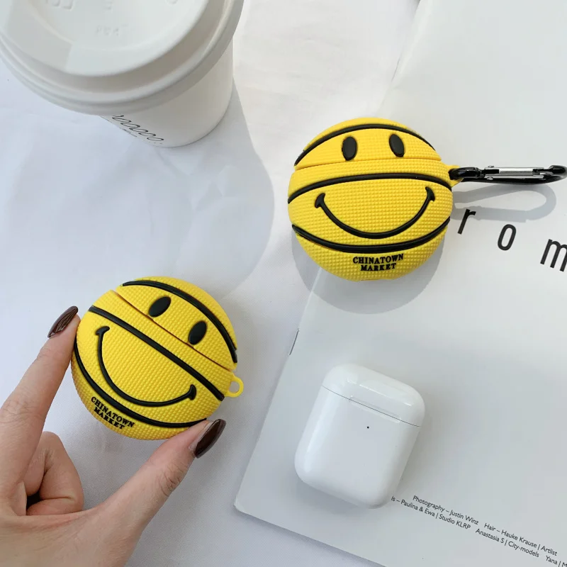 Для Apple Airpods 1/2 чехол защитный чехол милый Bluetooth чехол для наушников Модный мягкий силиконовый чехол s гарнитура Capa