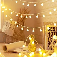 102040 led christmas decoration lights ball string lights battery operated fairy lights for home wedding party street lamp