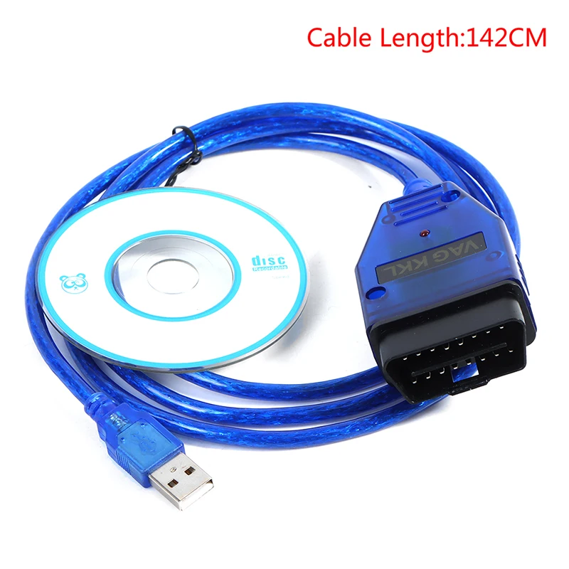

1 компл. VAG-COM 409 Com Vag 409,1 Kkl диагностический кабель USB интерфейс сканера