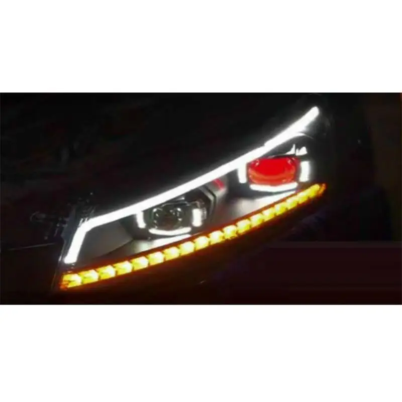 Наружные Drl Luces Assessoires Neblineros Led Para Авто Cob дневные ходовые фары автомобильные фары в сборе 08 для Honda Accord