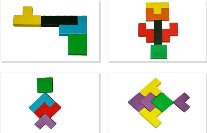 3 штуки тетрис пазлы детский деревянный пазл игрушки для детей деревянная