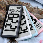 Большие цифровые настенные часы TXL в современном стиле, домашние винтажные настенные часы, цифровые умные настенные часы с арабскими цифрами и ночным светом