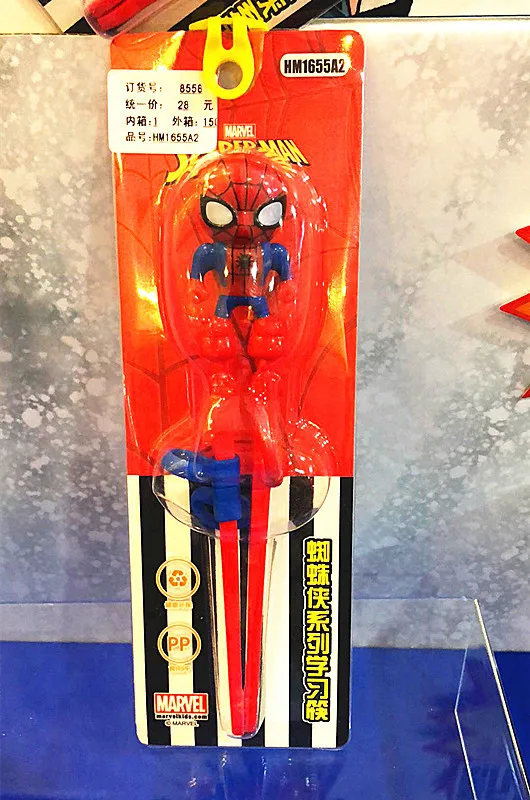 Детская посуда Disney палочки для еды Человек-паук