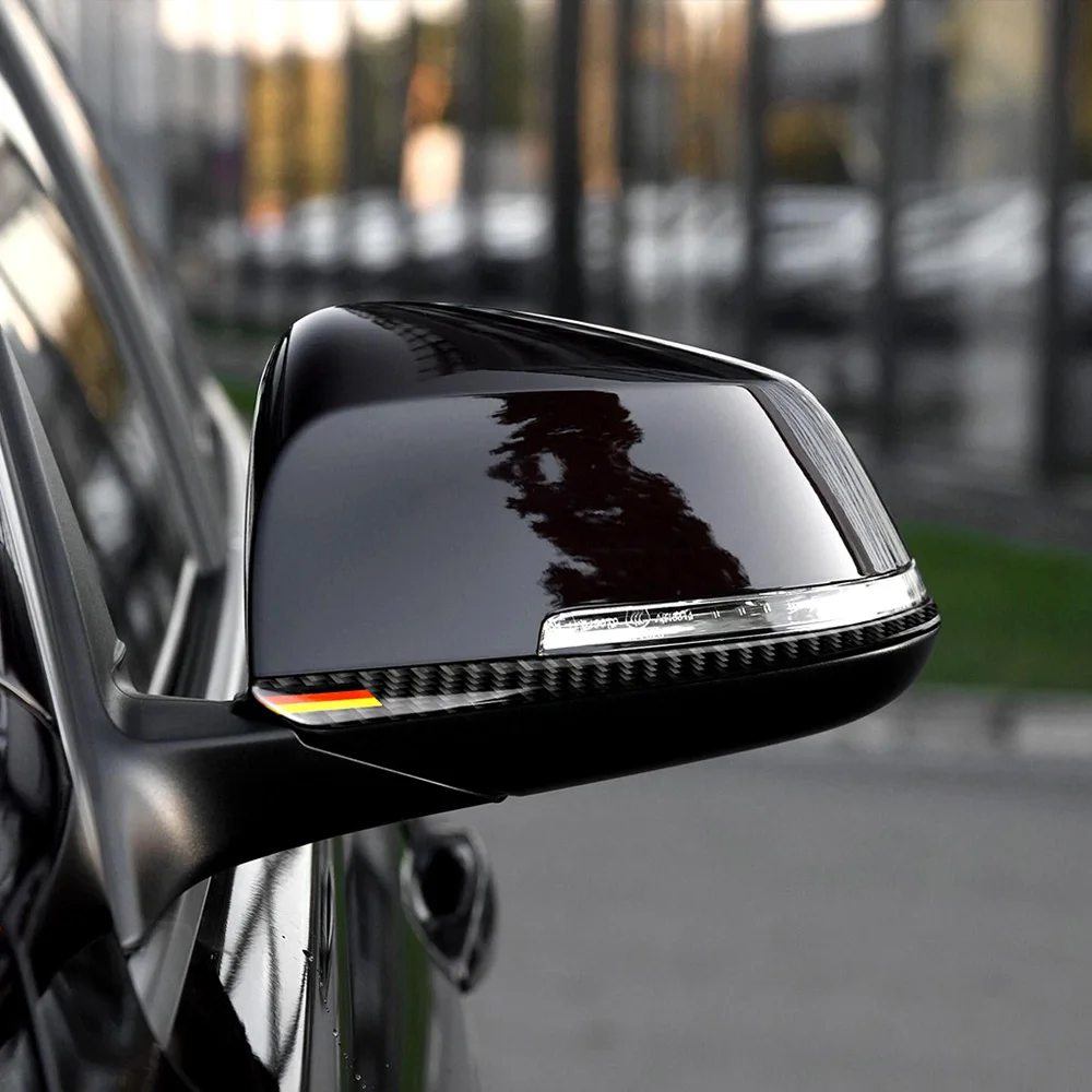 

Side mirror Car trim strips Carbon Fiber Decals Exterior Edge Anti-collision Guard Scratch