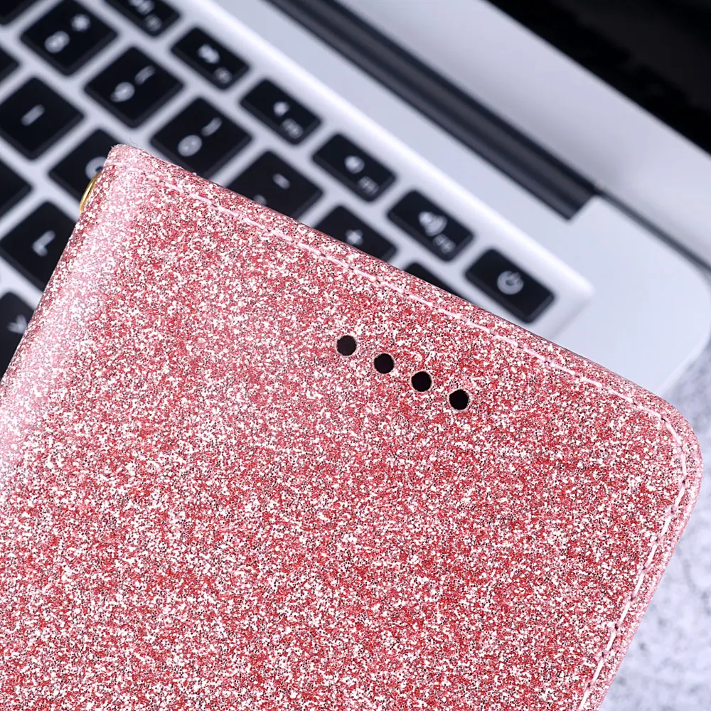 Блестящий чехол для Xiaomi redmi 6 Bling персонализированные изображения кожаный кошелек для iaomi redmi 6A мягкий кожаный фото женский кошелек