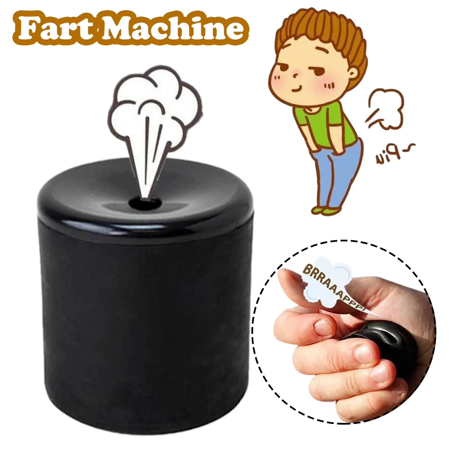 

Squeeze Fart Tube Fart Bucket New Strange Creative Tricky Magic Prop Toy Fart Machine Interesting Innovative Tricky Prop Toy Top
