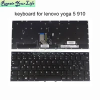 spanish notebook backlight keyboard for lenovo yoga 5 pro yoga 910 910 13ikb pm4vb ita sp spain laptop keyboards light lcm16a1