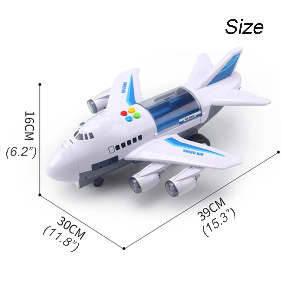 

toys plane Have12 cars Assembly Airbus Aircraft Large Size Music Lighting Toys Electric Airplane Autopilot Flash Sound Aircrafts