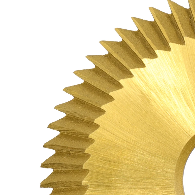 

HSS Key milling cutter Titanium-coated 100T Double-sided Toothed Machine
