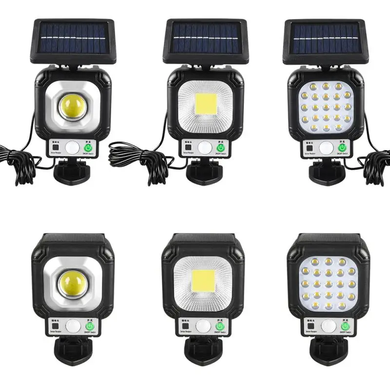 

Super Bright Solar Lights COB Waterproof Outdoor Indoor Solar Lamp With Adjustable Head Wide Lighting Angle Street Garden Lamp