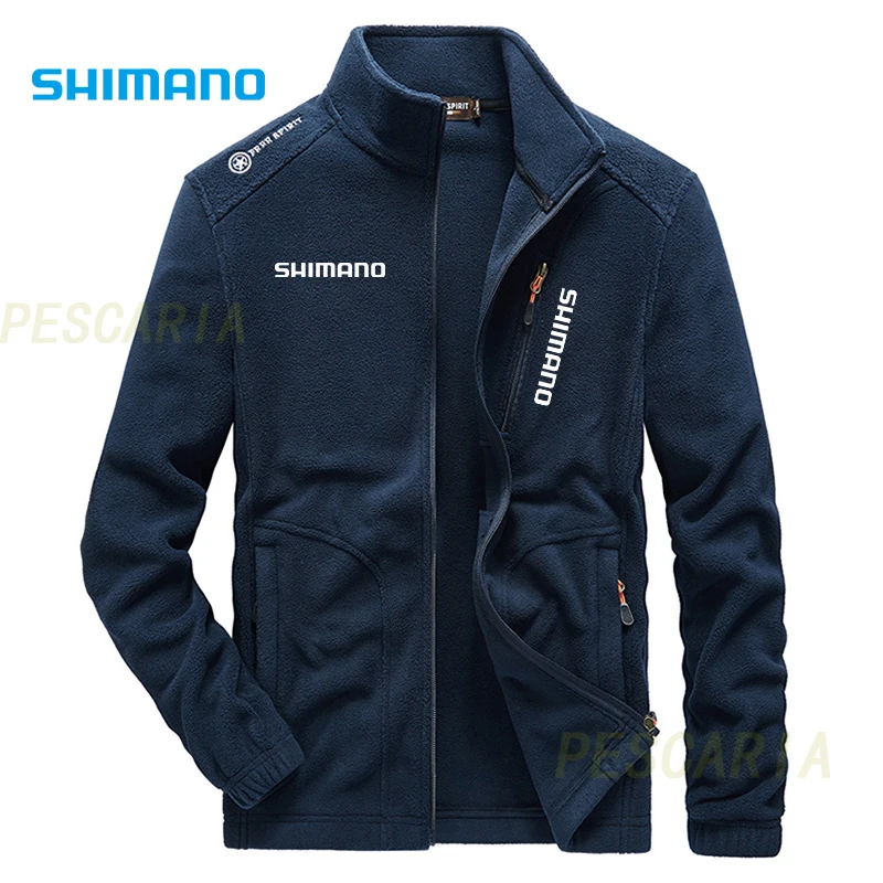 

Утепленная куртка Shimano для рыбалки, теплая одежда для рыбалки, Мужская Флисовая ветрозащитная одежда с защитой от пиллинга Daiwa, дышащая одеж...