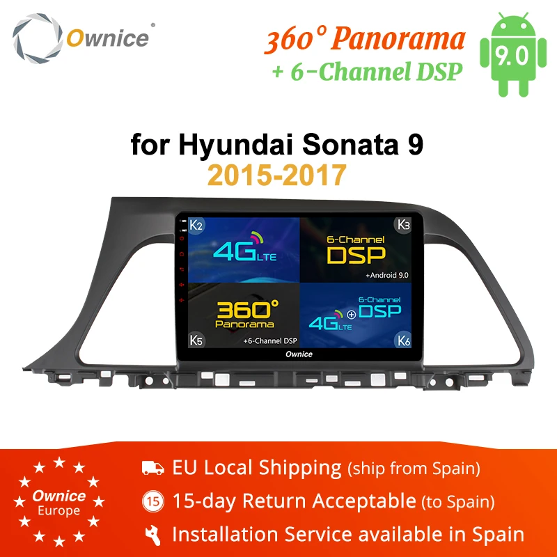 Ownice K3 K5 K6 Octa Core 2 DIN Android 9 0 автомобильный dvd плеер для Hyundai Sonata Gen 9/Sonata LF 2015 2017 Радио 4G