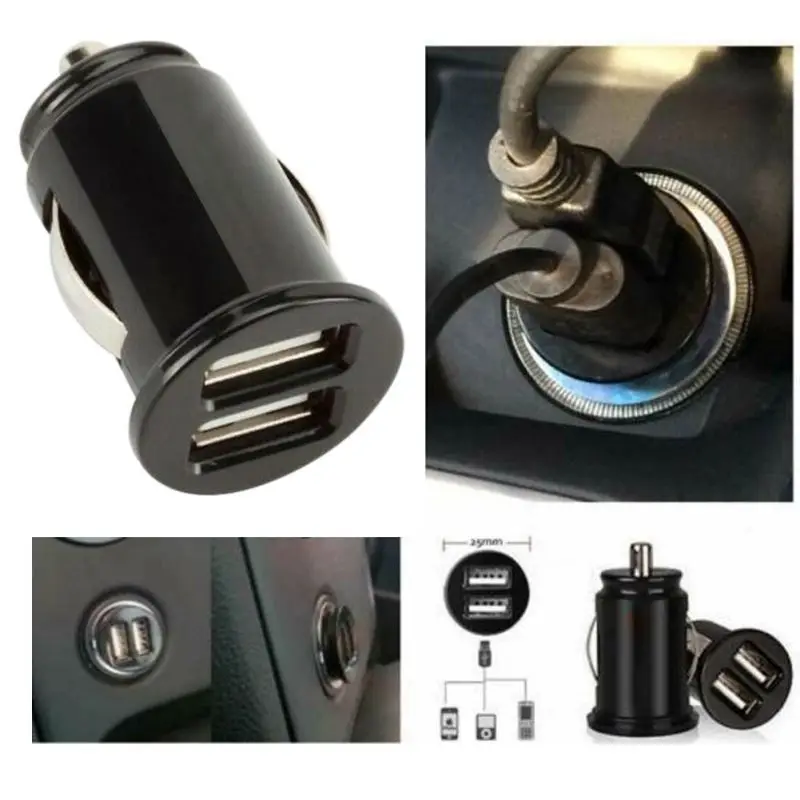 Лидер продаж двойной 2 портовый usb адаптер для автомобильного грузовика мини