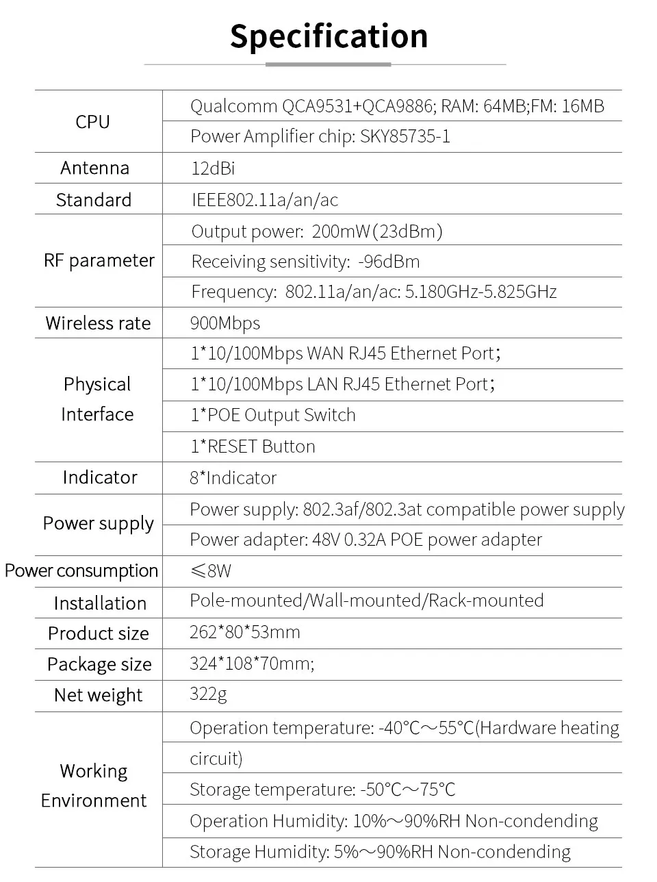 2шт 5 км дальний высокомощный Открытый CPE Wifi ретранслятор 5,8 ГГц 300 Мбит/с беспроводной роутер Wi-Fi и точка доступа антенна мост Nano станция AP
