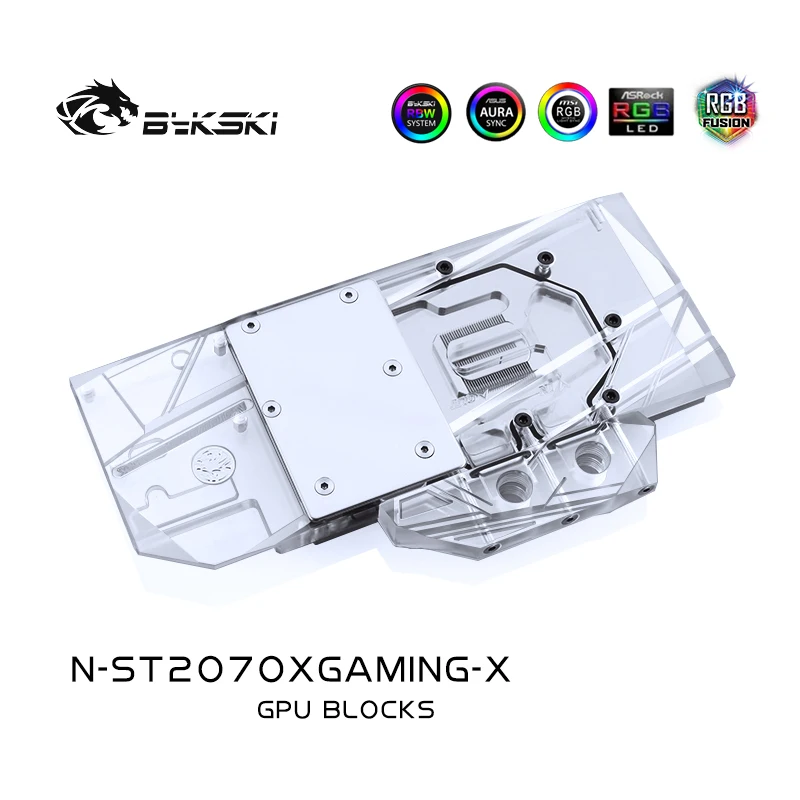 Водяной блок Bykski для ZOTAC RTX2070 8 ГБ X GAMING OC / Gaming полный медный свет|Кулеры и системы