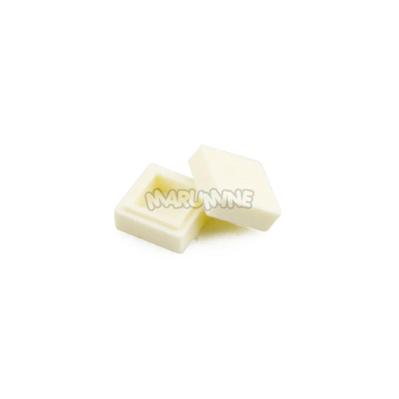 Белый MARUMINE 1000 шт. 1x1 плитки блоков оптом аксессуары кубики Moc игрушки 3070 совместим со всеми основными брендами для детей здания - Цвет: Белый