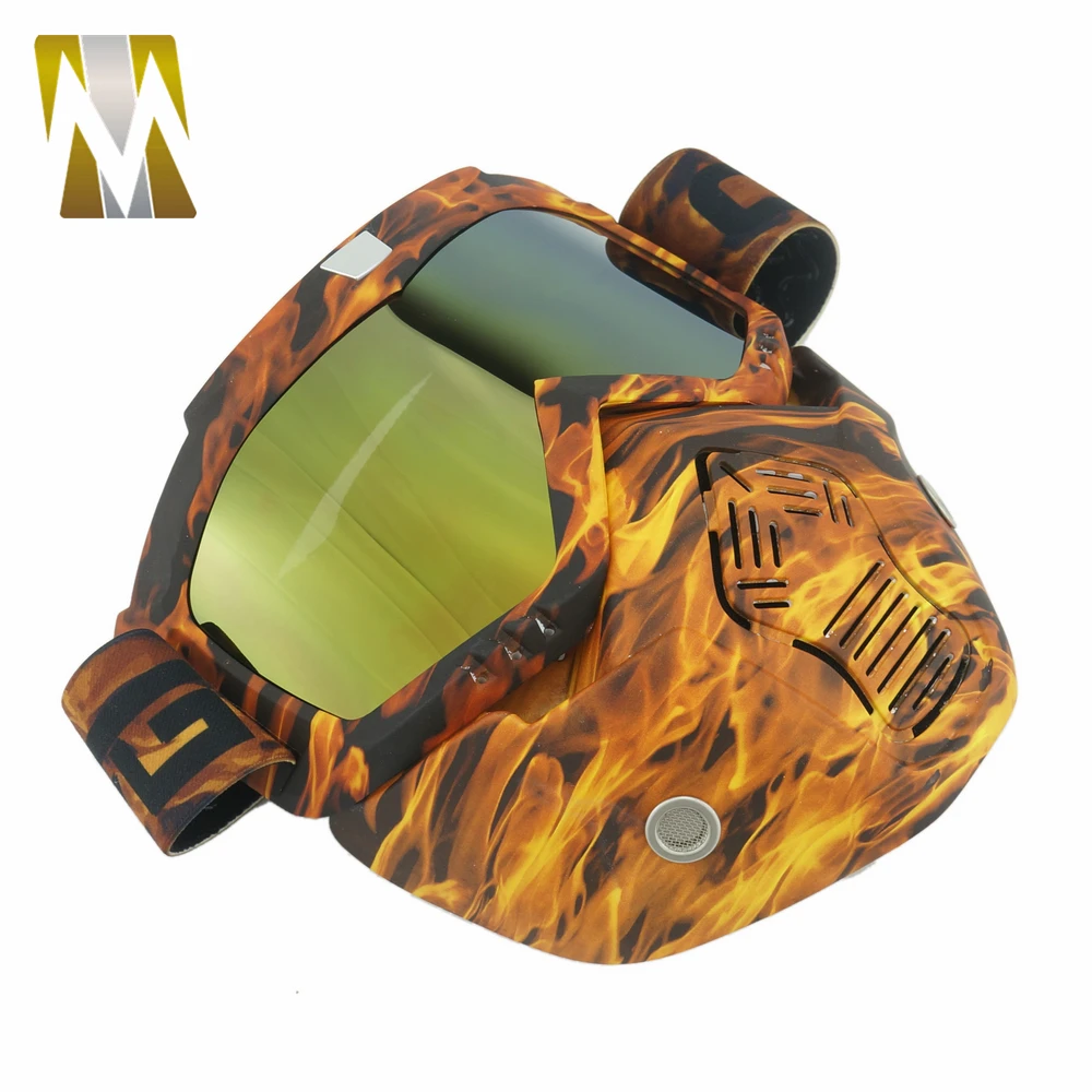 

Motorcycle Professional Helmet Mask Goggle Lots of styles availabe Motorbike Open Face Detachable outdoor sports guard Goggles