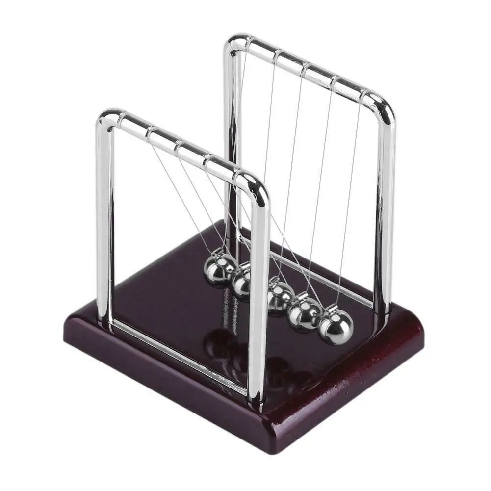 

STEM Small Size Newton's Cradle Steel Balance Ball Physics Pendulum Toys