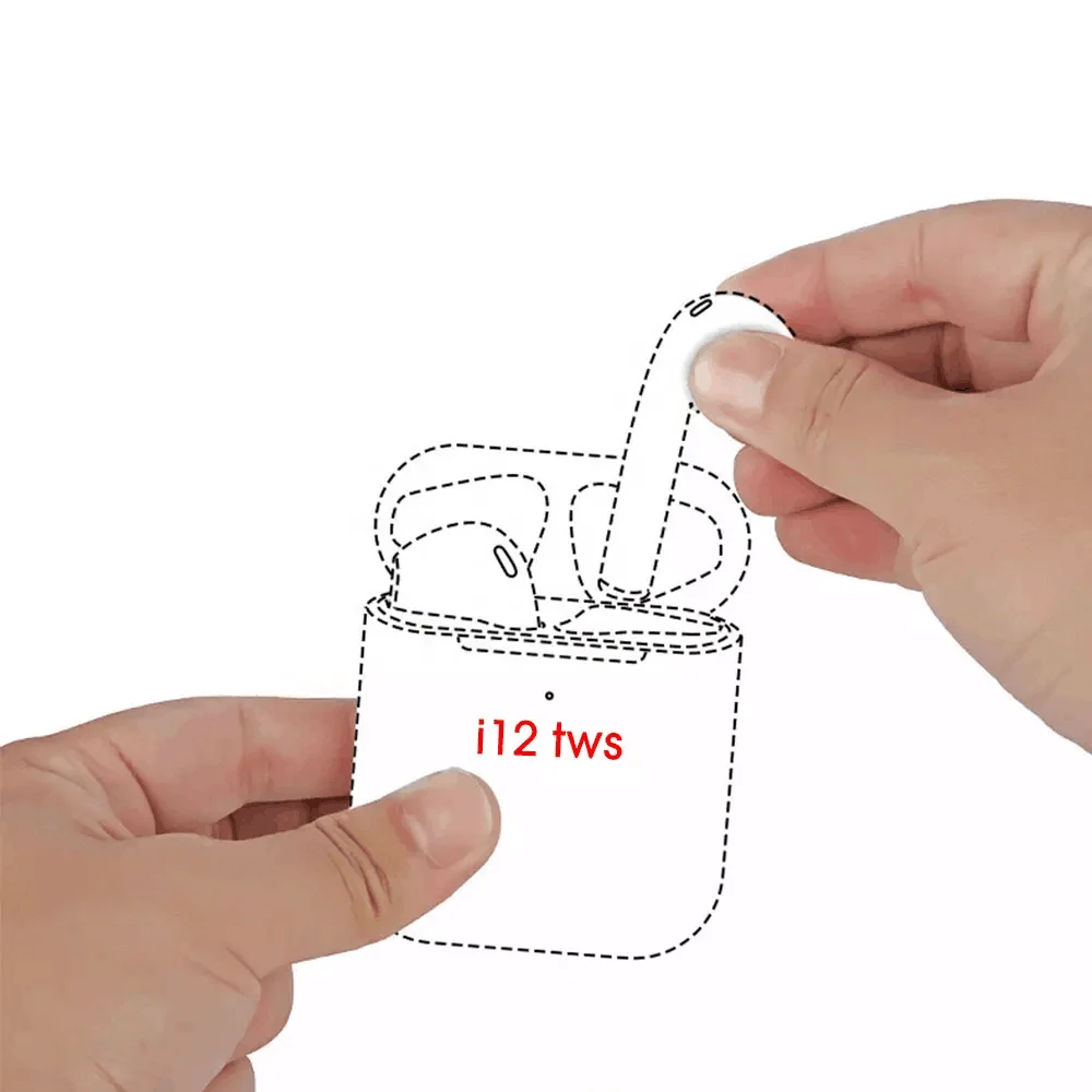 

Wireless Headset i12 TWS Touch Key Bluetooth 5.0 Sport Earphone Stereo For Xiaomi Huawei Samsung Smart Phone