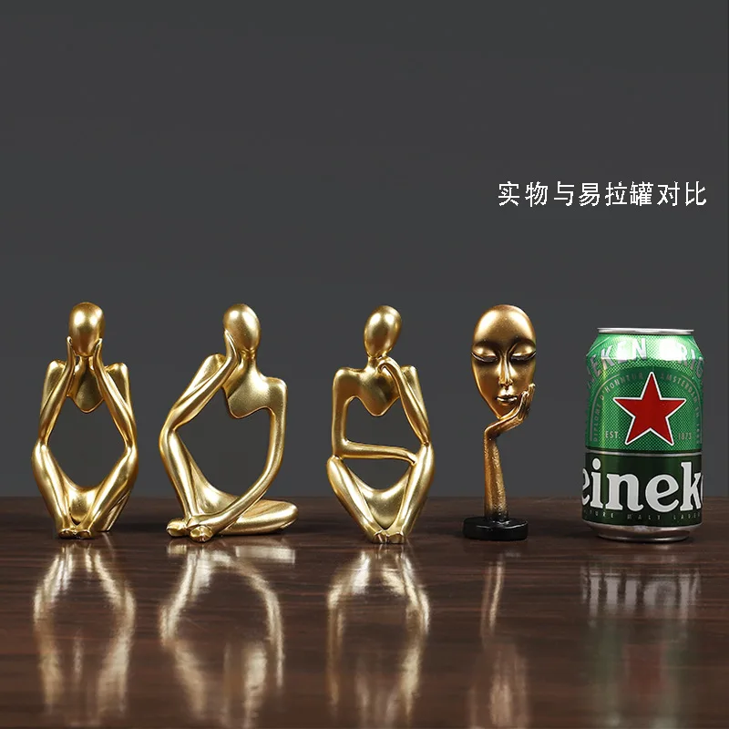 Статуя истончика абстрактная фигурка скульптура маленькие орнаменты статуя из