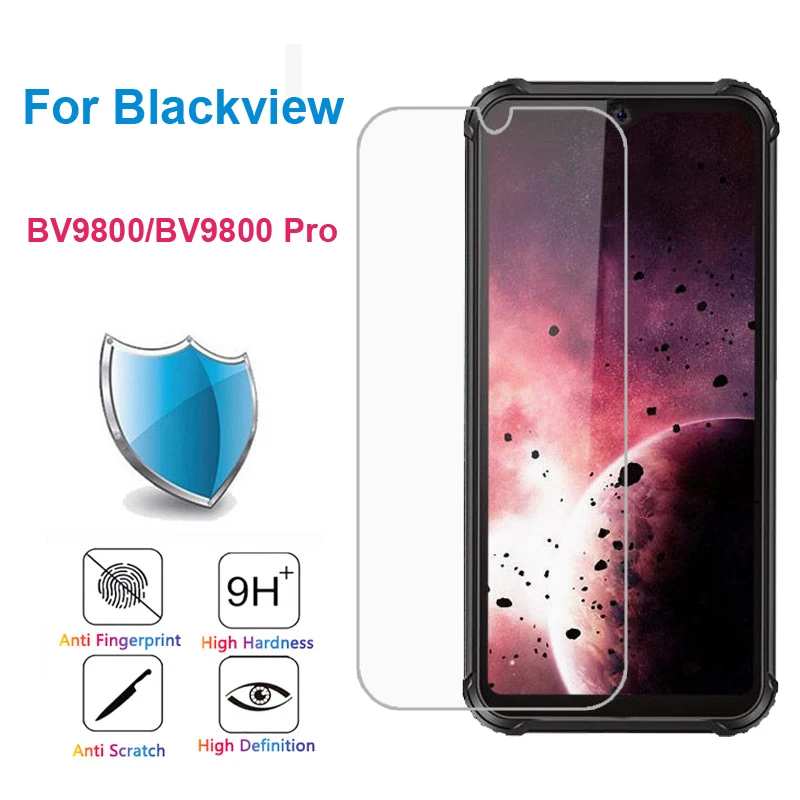 

For Blackview BV9500 Plus Vidrio On Blackview BV9700 9800 6100 Tempered Glass Protective Phone Film For Blackview BV6600 Screen