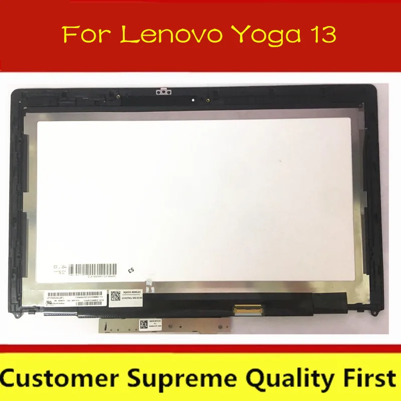 Оригинальный Йога 13 сенсорный ЖК-дисплей в сборе для Lenovo Yoga13 ЖК-экран с бордюром