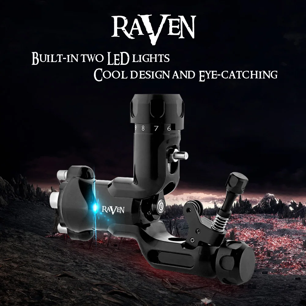 Dragonhawk роторная татуировка машина Ворон татуировки пистолеты Профессиональный