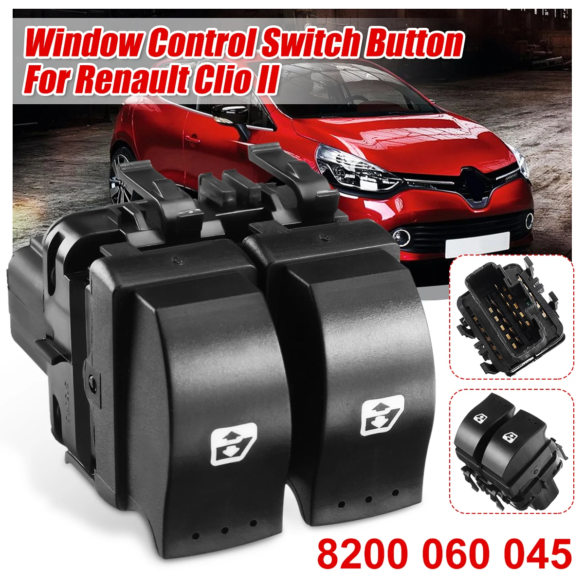 Автомобильный Электрический переключатель с двойными кнопками управления окном