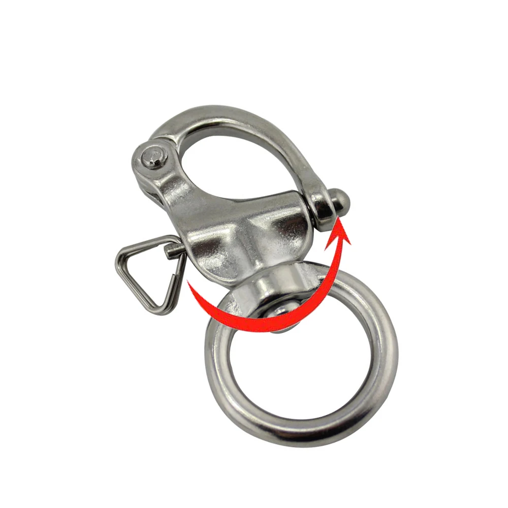 5 шт. быстросъемная скоба с кольцом из нержавеющей стали|Крючки| |