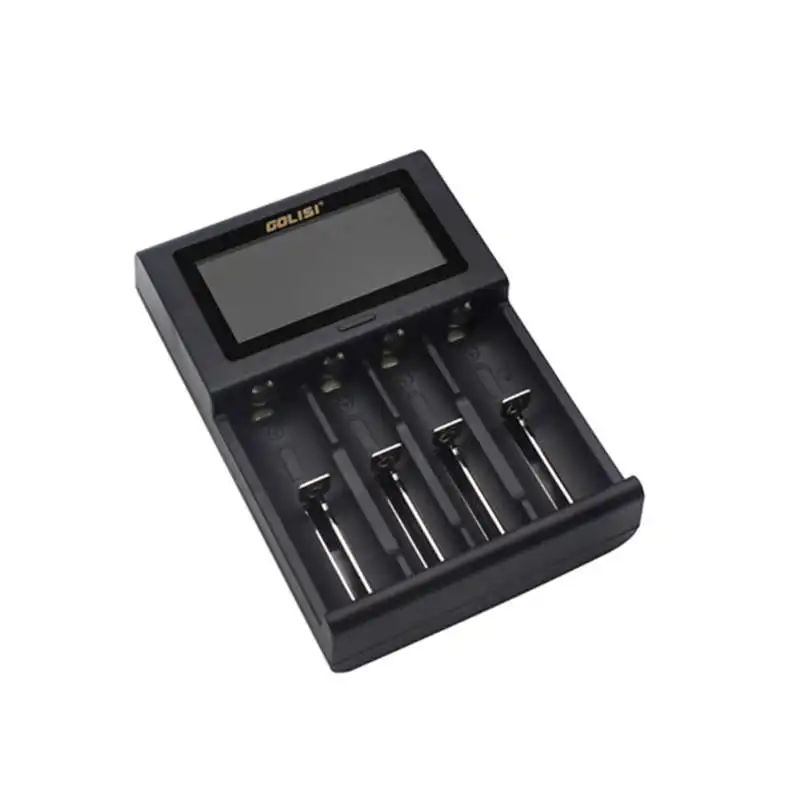Golisi I4 2.0A Intelligent Lcd Charger Fast Battery For Li-Ion 18650 26650 20700 Aa Aaa Rechargeable | Электроника