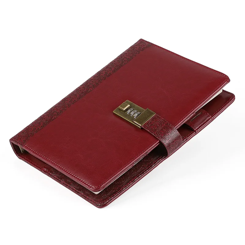 Ежедневник A5 переплет блокнот с замком спиральные дневные кольца Эскиз Книга