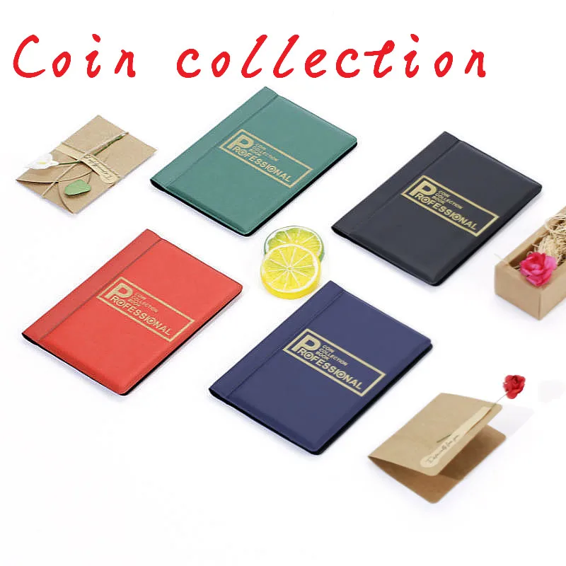 Альбом для коллекционирования монет 120 жетон хранения медальоны значки