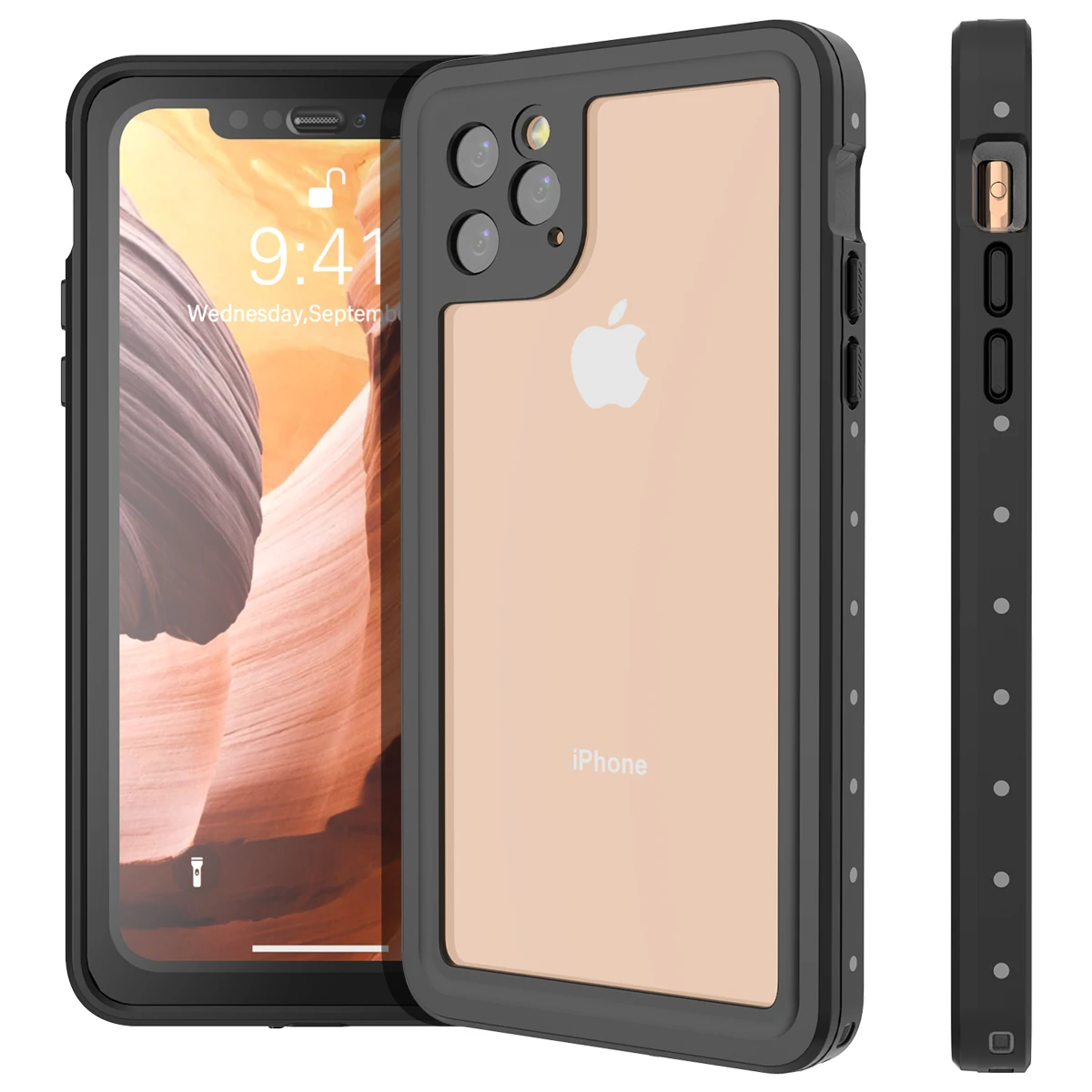 Для iPhone 11/11 Pro/11 Pro Max Dots узор защита на 360 градусов Водонепроницаемый пылезащитный