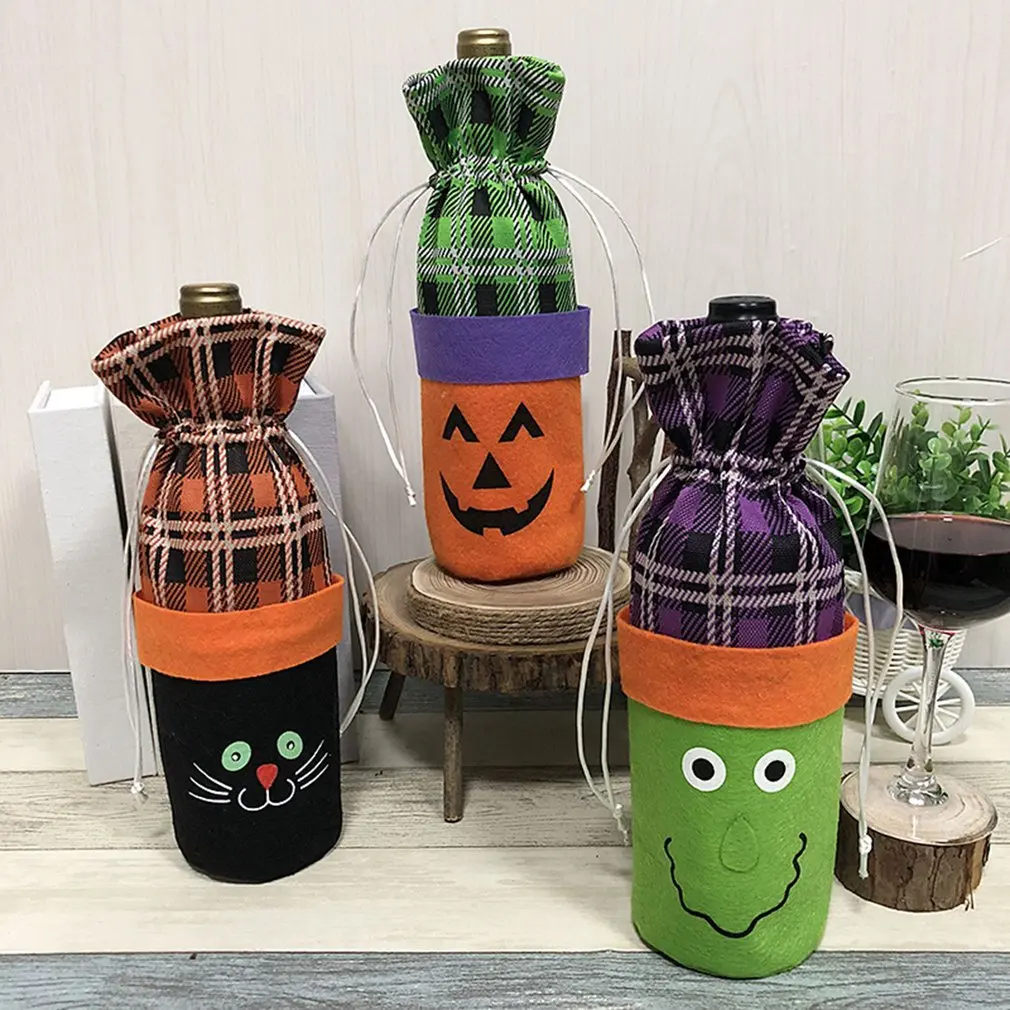 2019 Хэллоуин атмосфера орнамент Ресторан Винодельня винная бутылка крышка