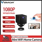 Vstarcam 1080P Мини Wifi камера с 1500 мАч перезаряжаемой батареей мини ip-камера AI PIR детектор человеческого тела ИК Ночная камера CB71