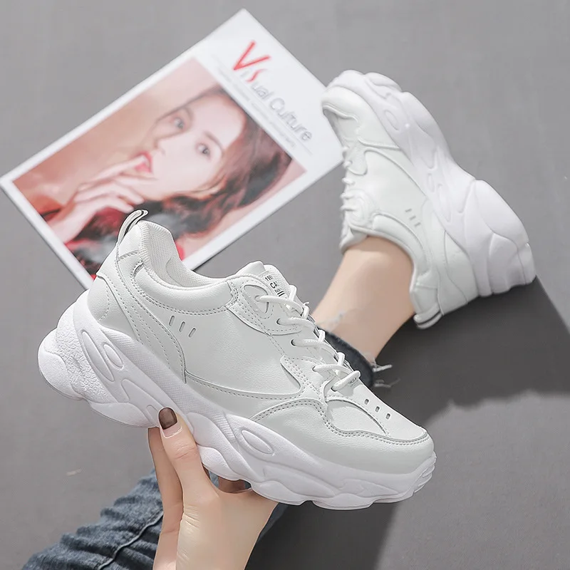 

Chaussure Femme Platform Sneakers Women's Running Shoes Woman Fashion 2021 Chunky Sneakers Woman Casual Designer Shoes Women New