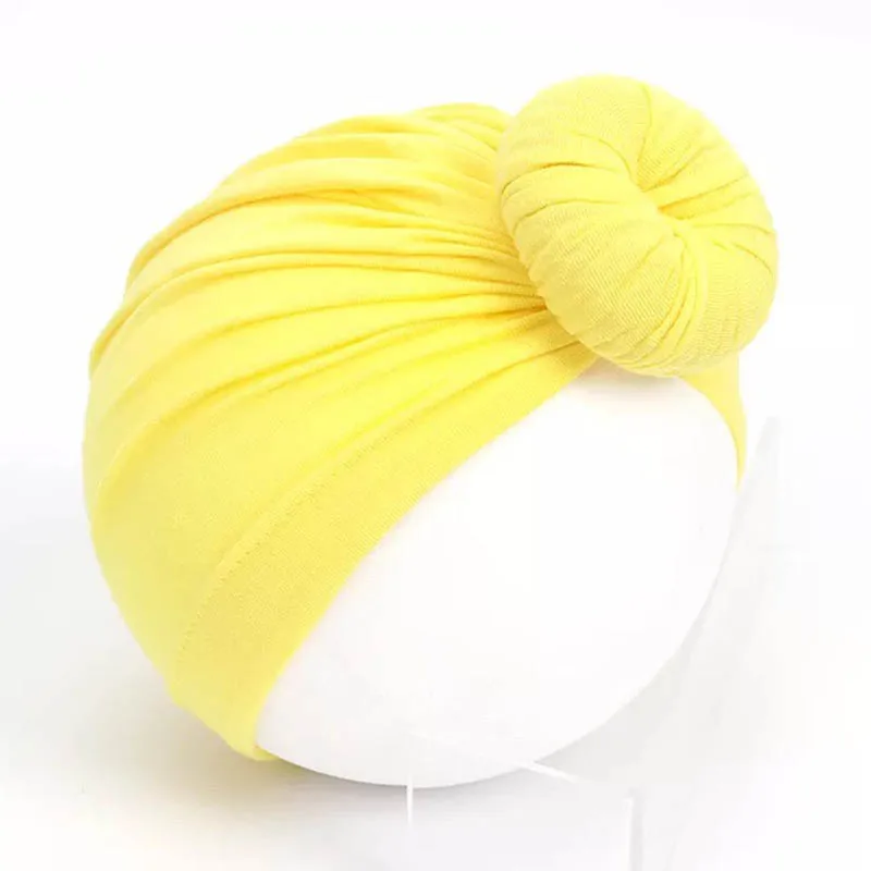 Милые повязки на голову для новорожденных Детская чалма головные уборы