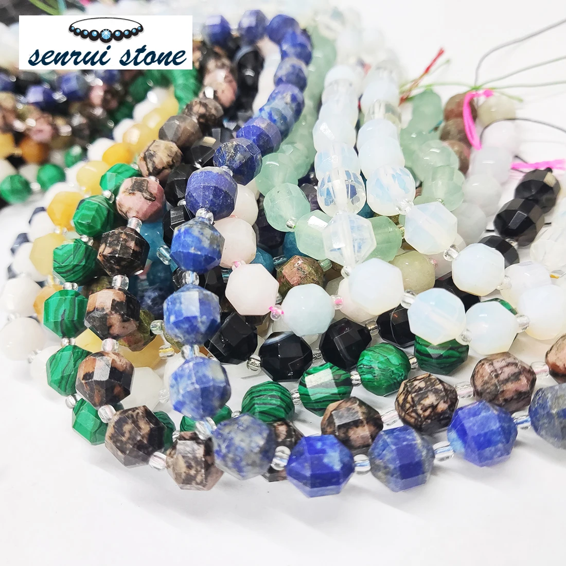 

8mm Rose quartz opal Agate natural stone beads Wholesale stones for costume jewelry large beads matte beads Separators for beads