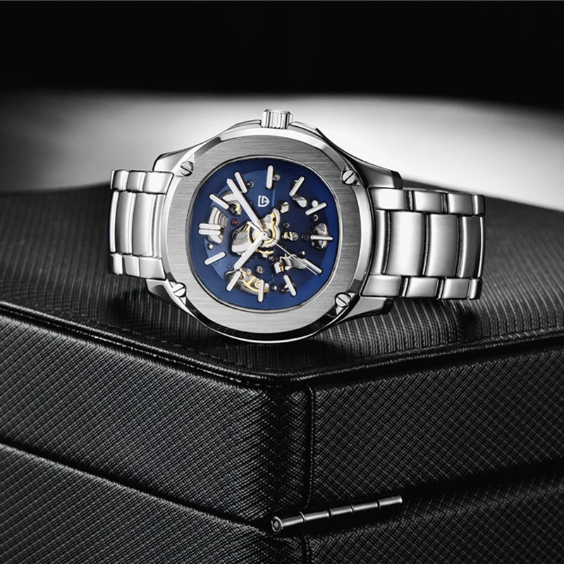 

2020 Pagani Design Automatic Men's Watch Stainless Steel 100M Waterproof Wristwatch Business Mechanical Hollow Male For Watches