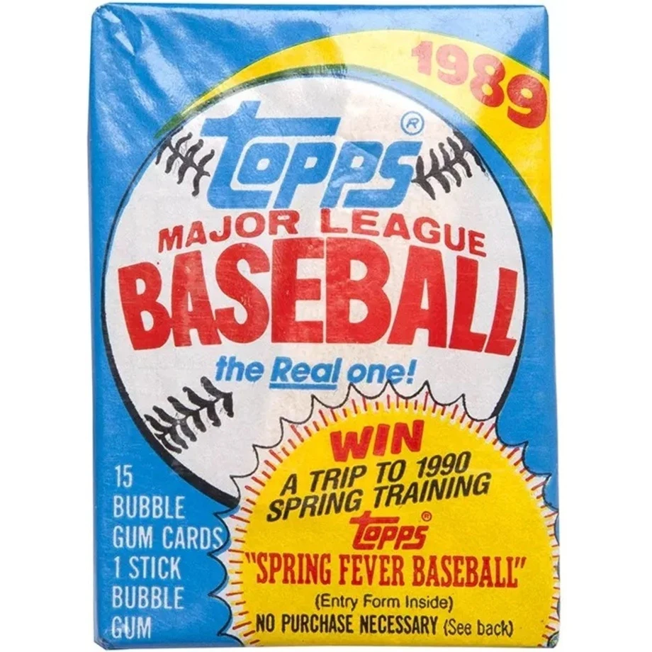 Topps 1989 Baseball Major League. Коллекционные карточки бейсбольные 15шт