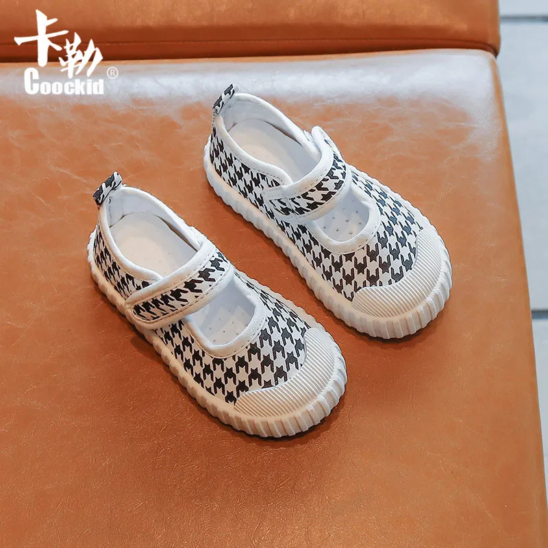 

Children's Canvas Shoes 2021new Boys Korean Style Lazy Shoes Girls Non-slip Toddler Shoes Tide Fashion Hot Casual Flats Student